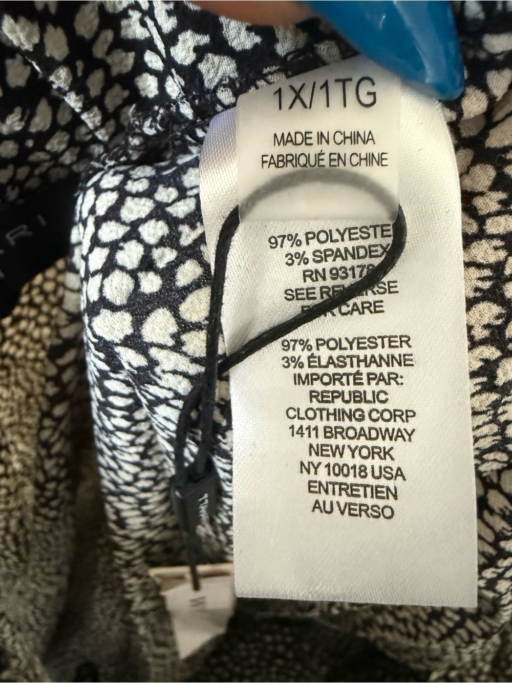 T Tahari Printed Plus Midi Pleated Skirt 1X NWT $98 - Picture 3 of 5